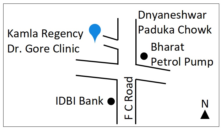 Dr. Gore Fergusson College Road Clinic Location Map